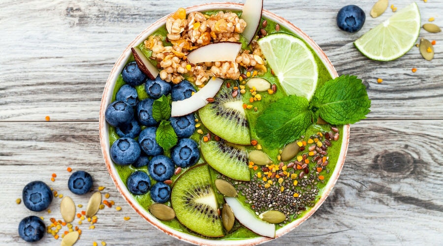 Smoothie in a bowl