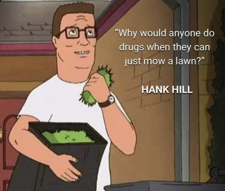hank hill milorganite meme