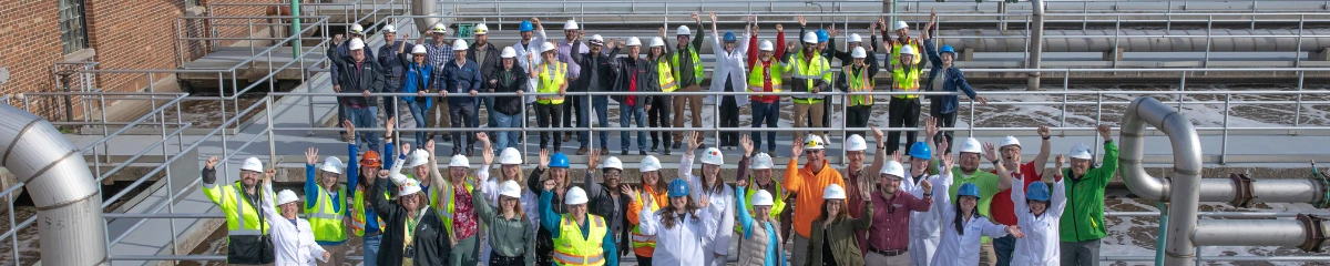 staff at jones island wastewater treatment plant 