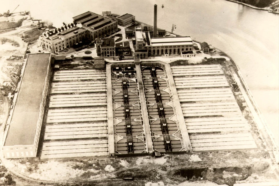 Jones Island Water Reclamation Facility that produces Milorganite Fertilizer since 1926